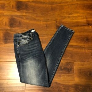 KanCan skinny distressed ankle jeans